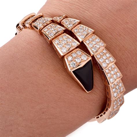 bulgari snake bracelet diamond.